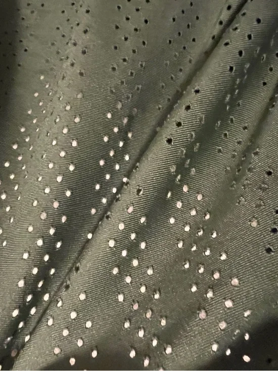 Women’s Olive Green Perforated Sleeveless Top - Picture 3 of 3